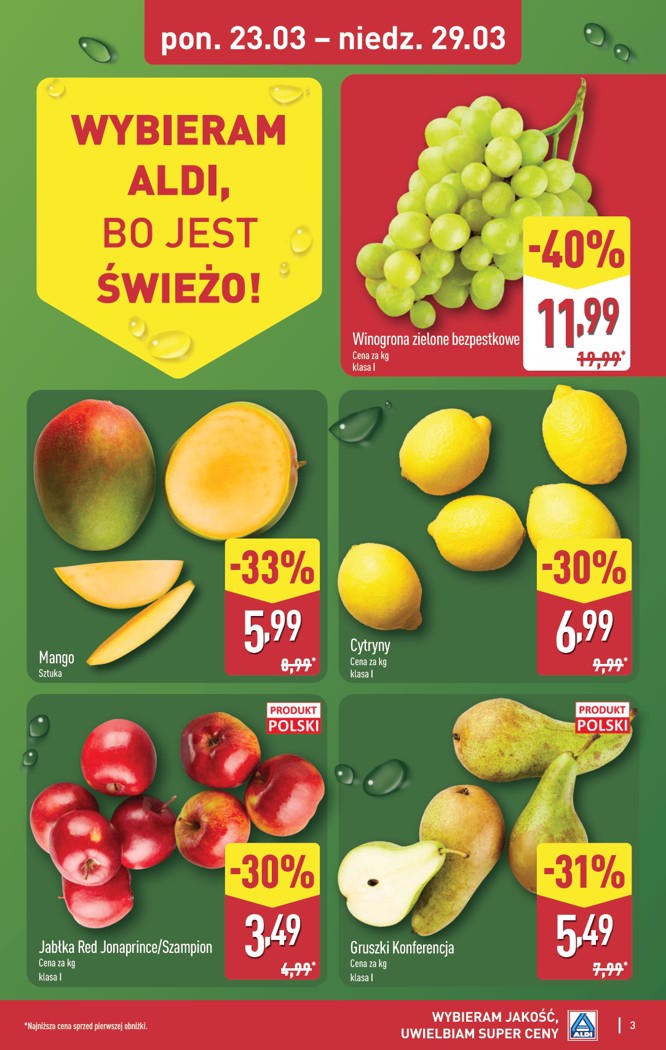 Aldi gazetka promocyjna 23.03-29.03.2026 — strona 3 z 49