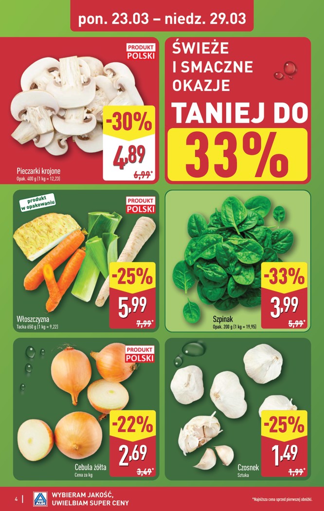 Aldi gazetka promocyjna 23.03-29.03.2026 — strona 4 z 49
