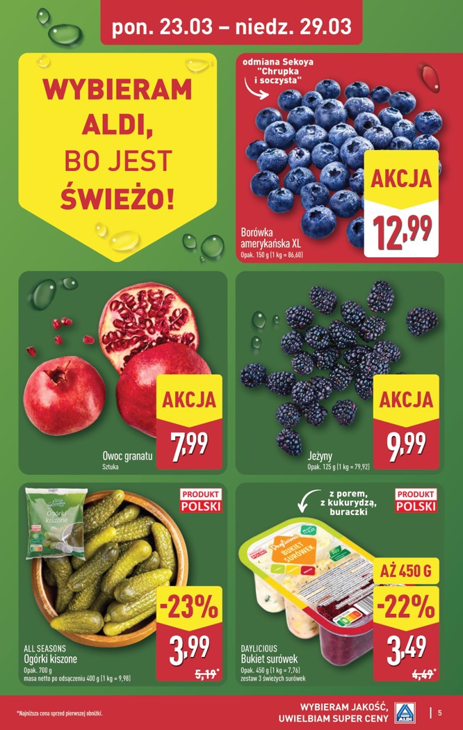 Aldi gazetka promocyjna 23.03-29.03.2026 — strona 5 z 49