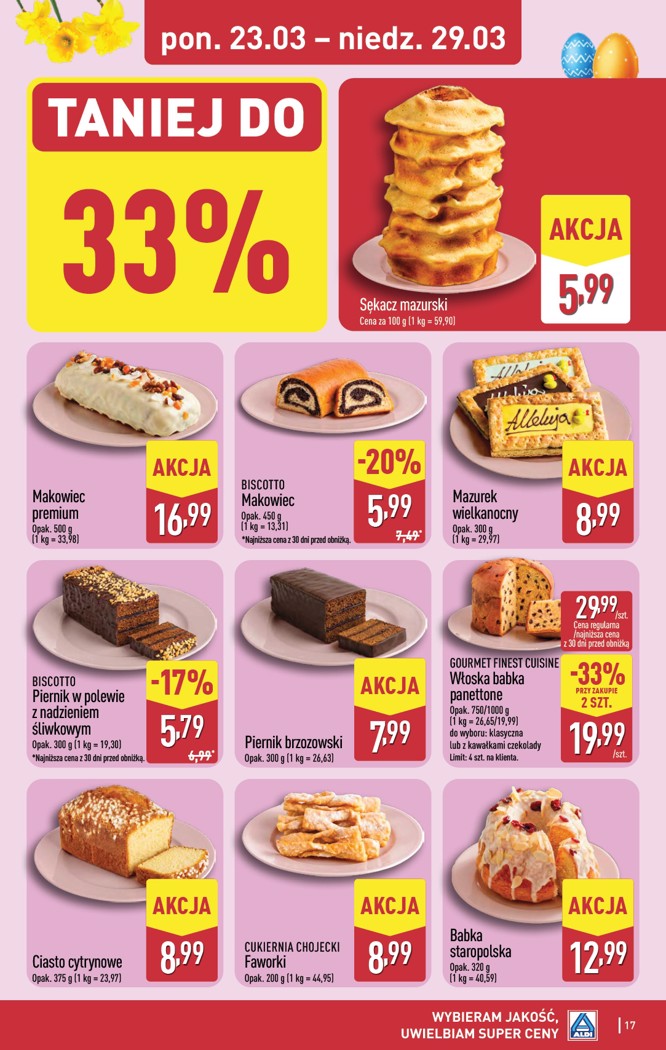 Aldi gazetka promocyjna 23.03-29.03.2026 — strona 17 z 49