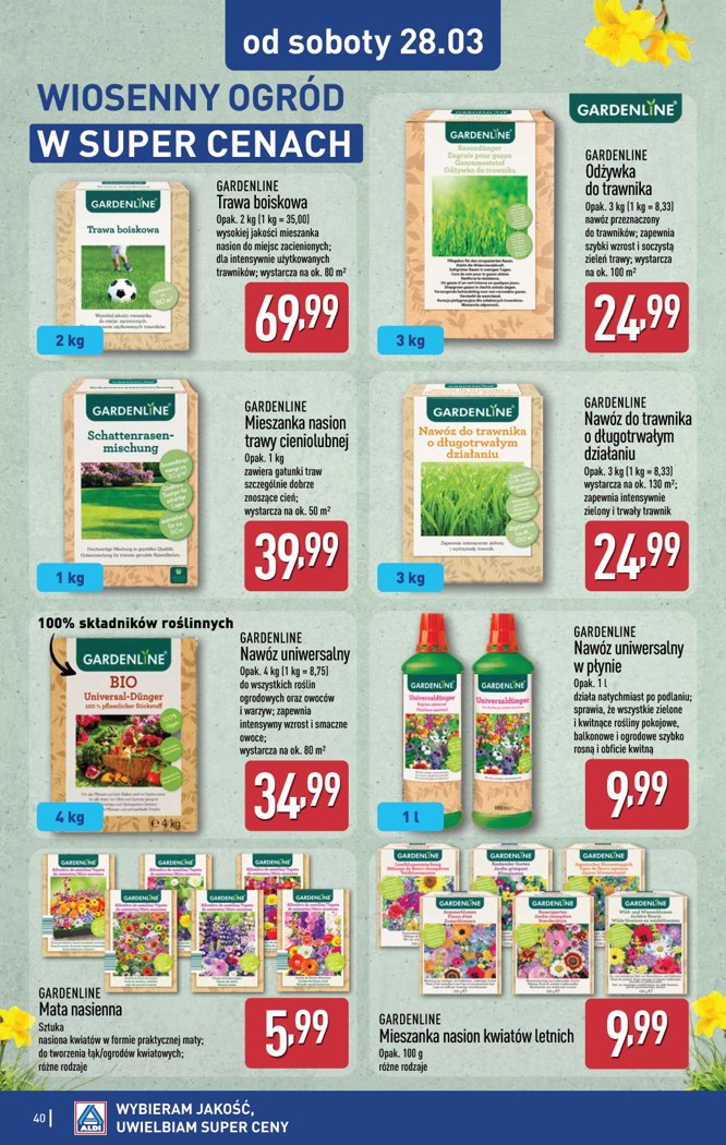 Aldi gazetka promocyjna 23.03-29.03.2026 — strona 40 z 49