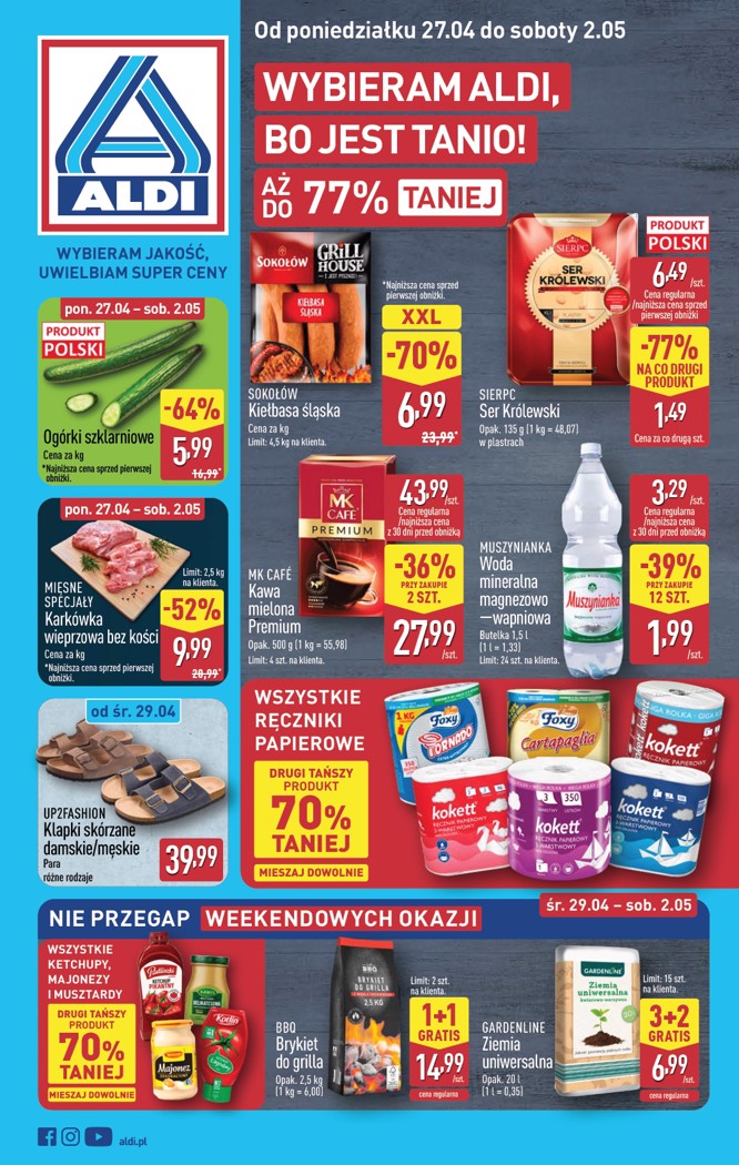 Aldi gazetka promocyjna 27.04-02.05.2026 — strona 1 z 43