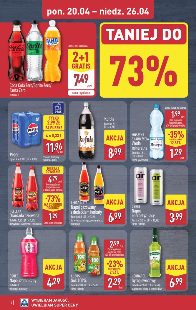 napój gazowany pomarańczowy