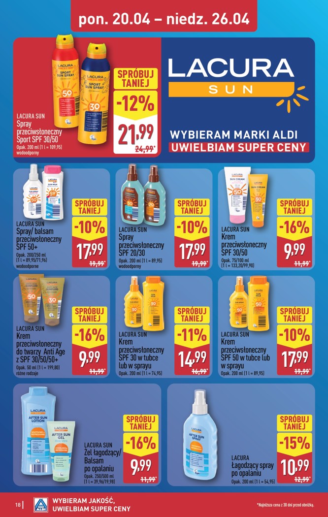 krem przeciwsłoneczny SPF 30/50
