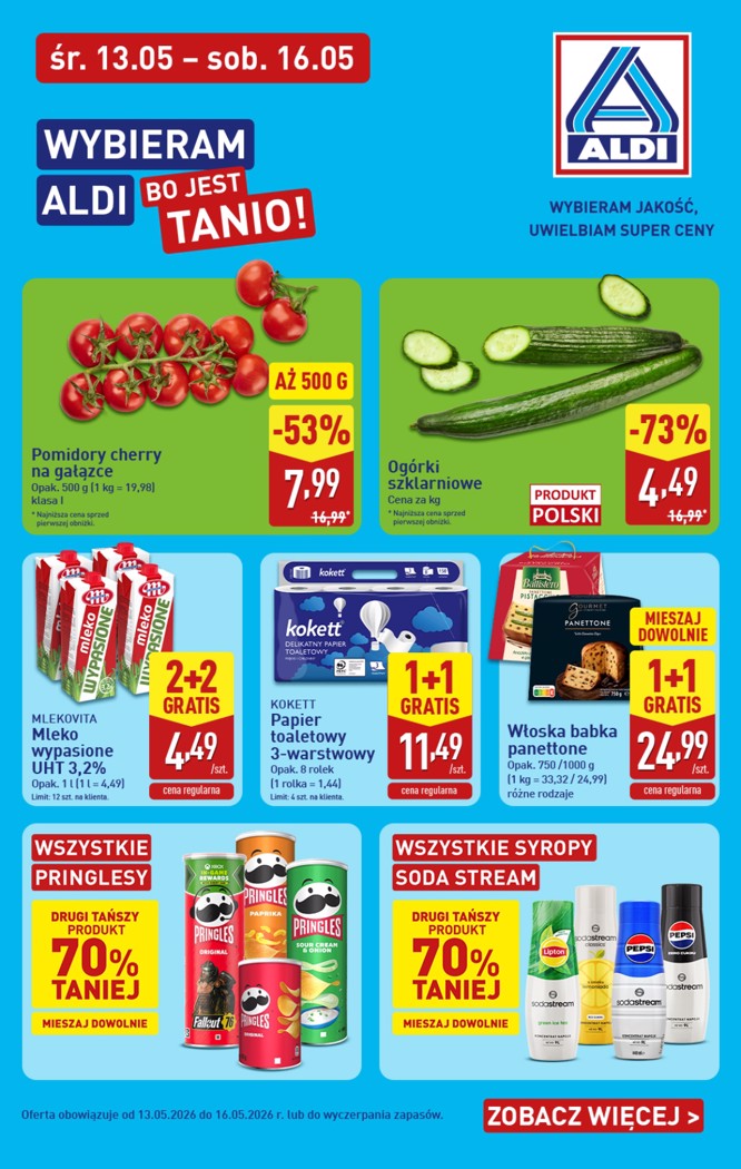 Aldi gazetka promocyjna 13.05-16.05.2026 — strona 1 z 3