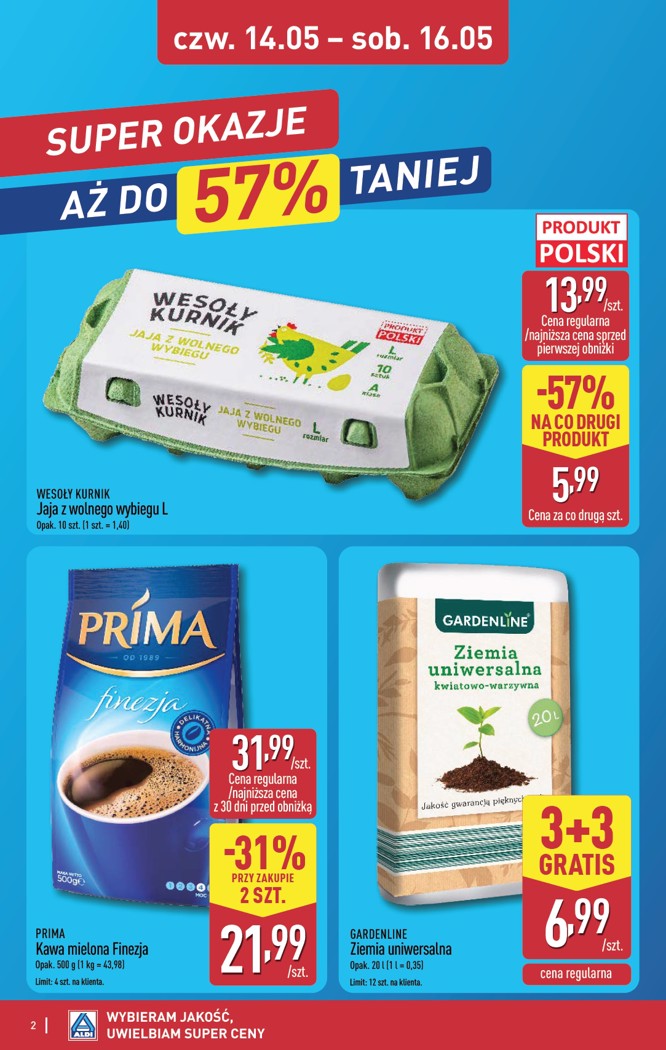 Aldi gazetka promocyjna 14.05-16.05.2026 — strona 2 z 16