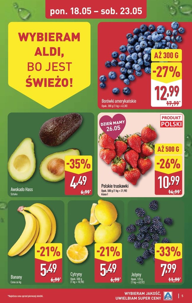 Aldi gazetka promocyjna 18.05-23.05.2026 — strona 5 z 47