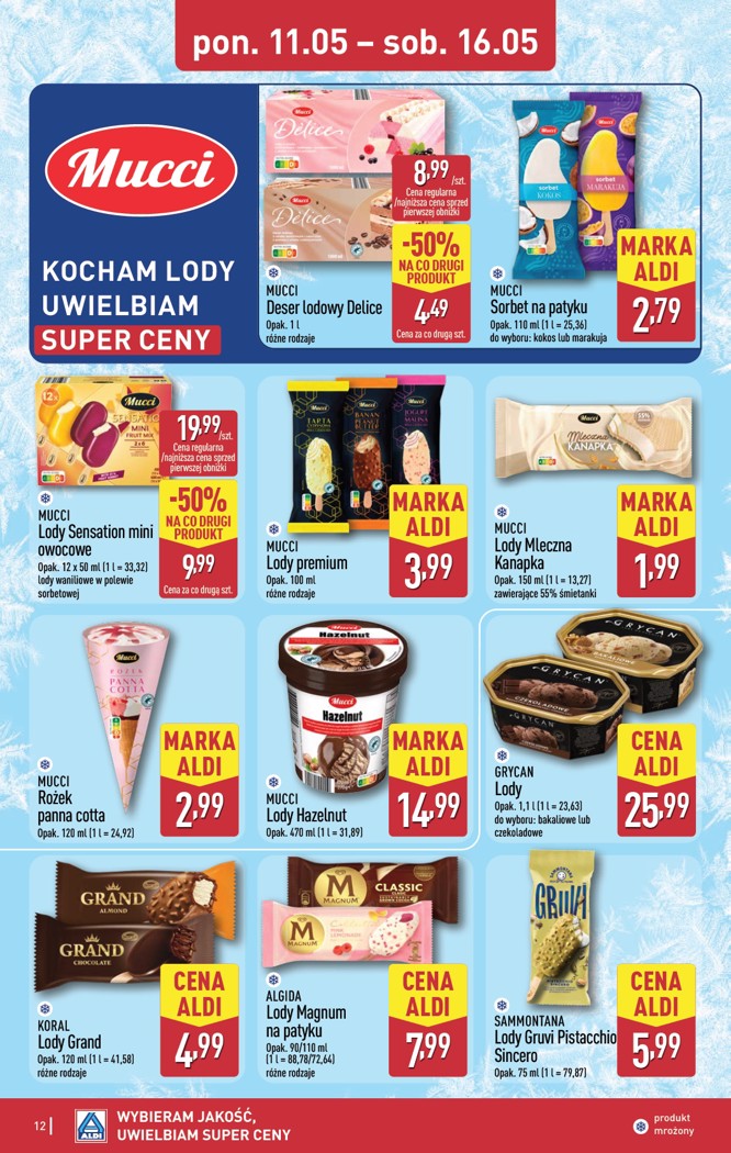 lody mleczna kanapka