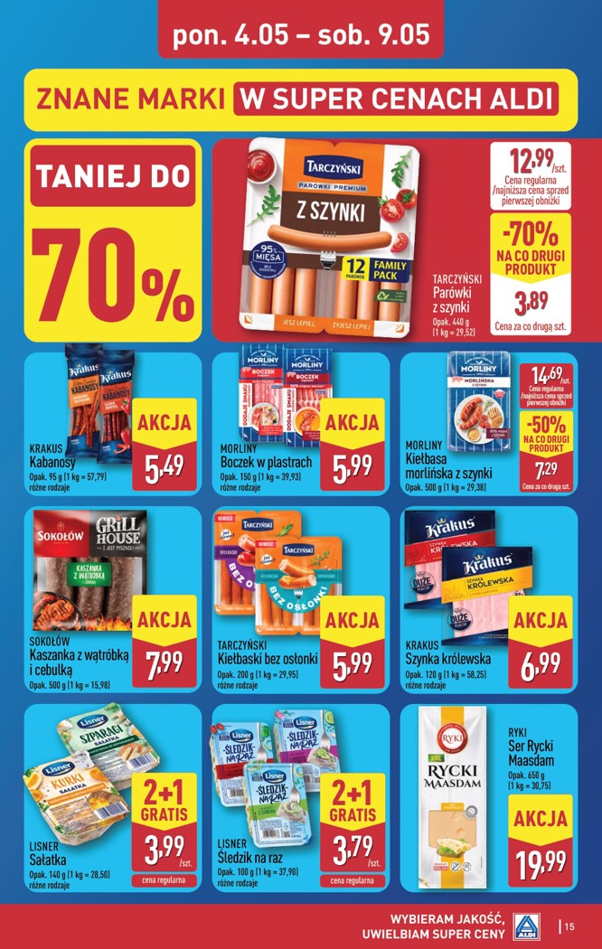 Aldi gazetka promocyjna 04.05-09.05.2026 — strona 15 z 41
