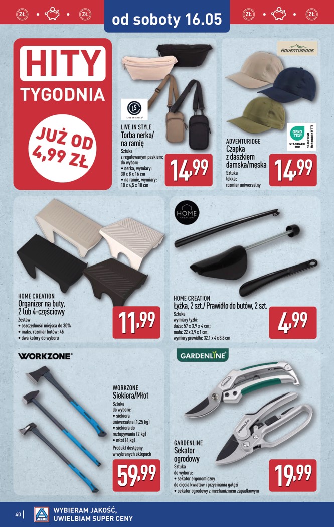 Aldi gazetka promocyjna 11.05-16.05.2026 — strona 40 z 42