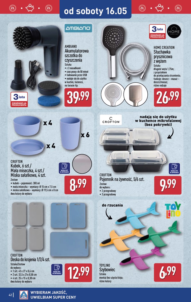 Aldi gazetka promocyjna 11.05-16.05.2026 — strona 42 z 42