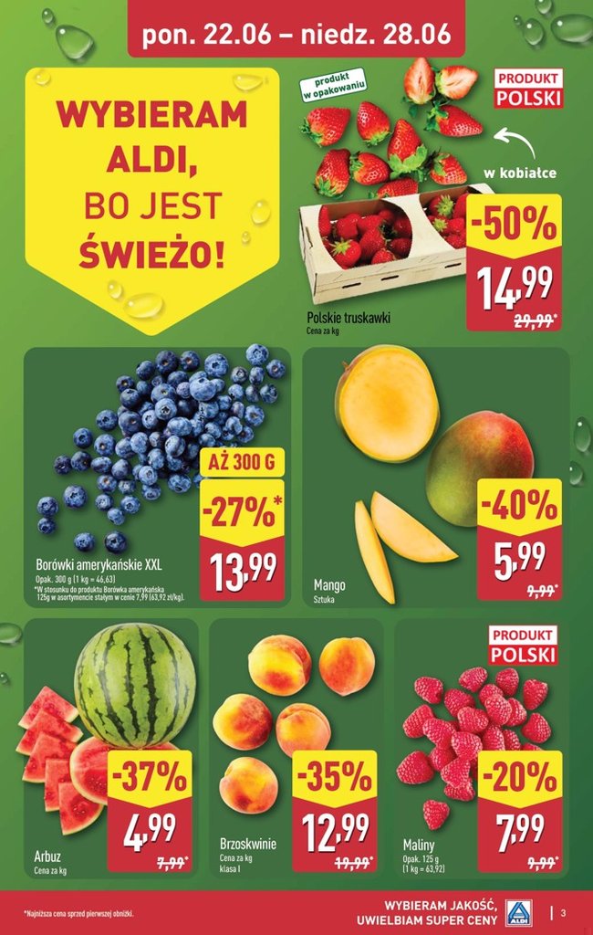 Aldi gazetka promocyjna 22.06-28.06.2026 — strona 3 z 51