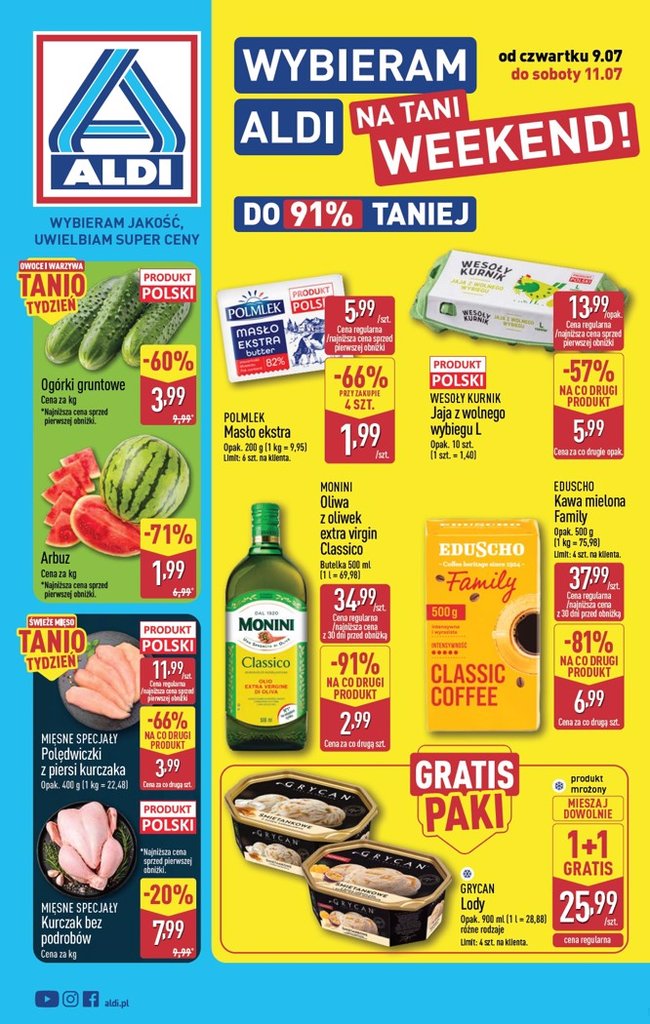 Aldi gazetka promocyjna 09.07-11.07.2026 — strona 1 z 14
