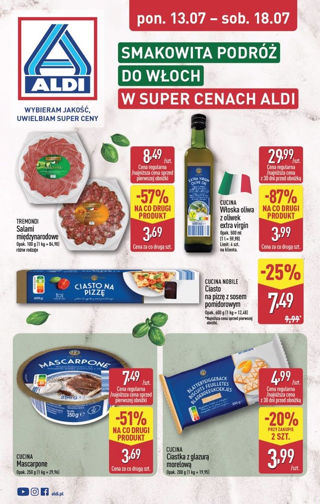 Aldi gazetka promocyjna 13.07-18.07.2026 — strona 1 z 5