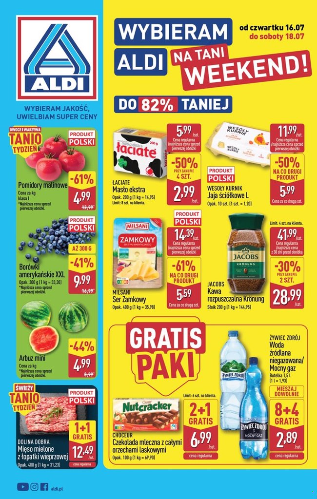 Aldi gazetka promocyjna 16.07-18.07.2026 — strona 1 z 14