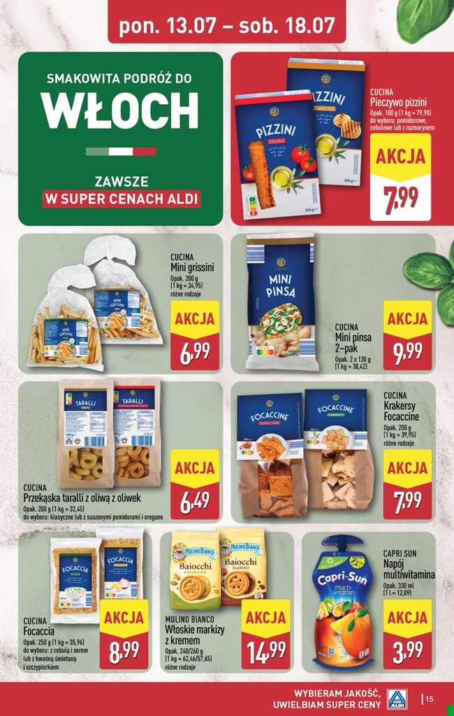 Aldi gazetka promocyjna 13.07-18.07.2026 — strona 15 z 45