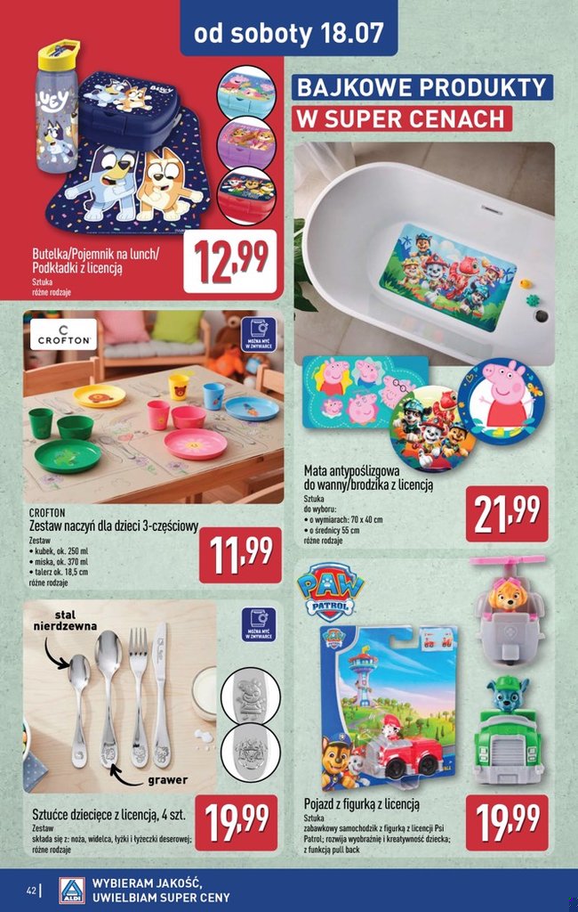 Aldi gazetka promocyjna 13.07-18.07.2026 — strona 42 z 45