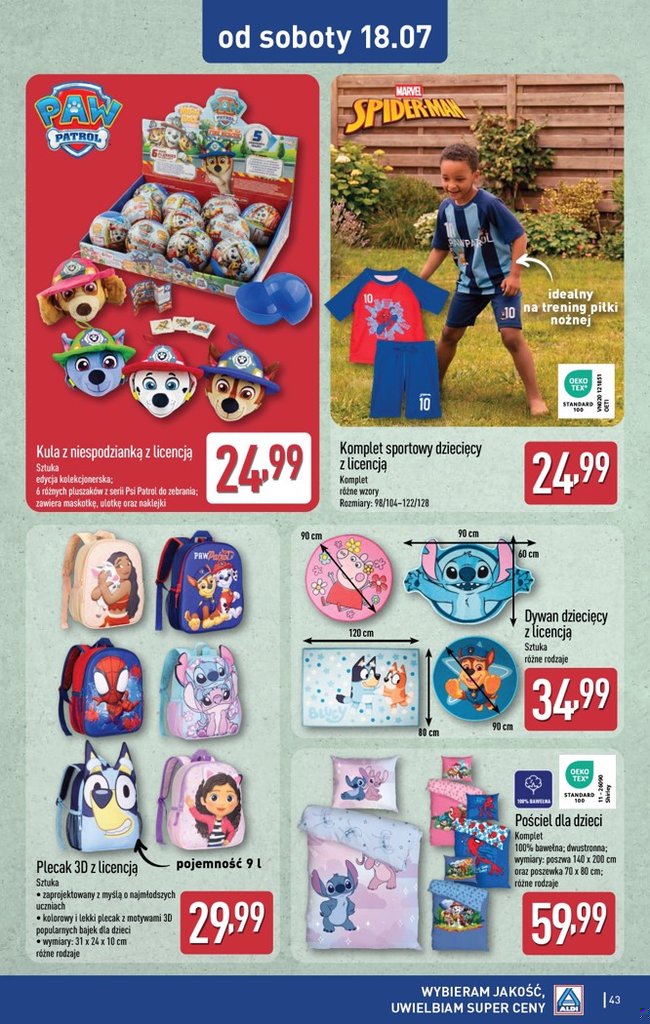 Aldi gazetka promocyjna 13.07-18.07.2026 — strona 43 z 45