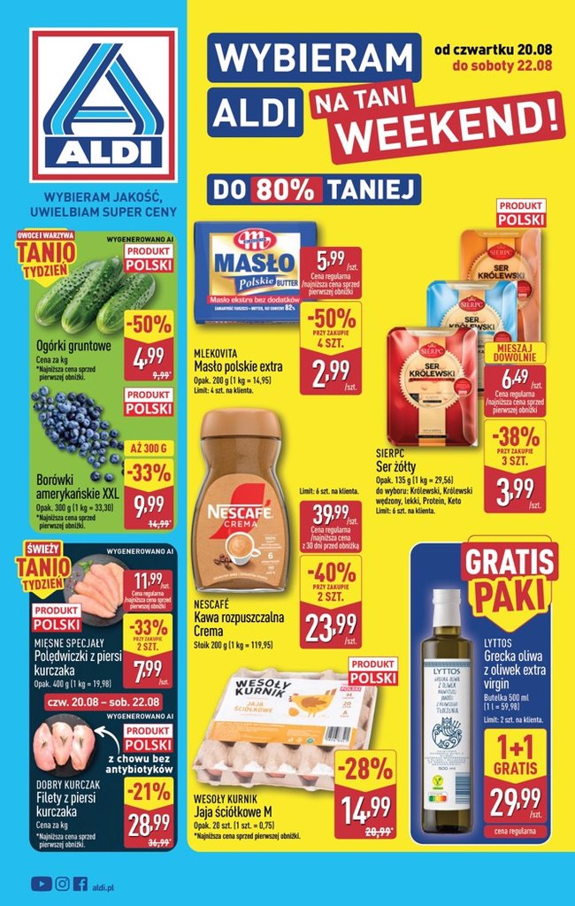 Aldi gazetka promocyjna 20.08-22.08.2026 — strona 1 z 10