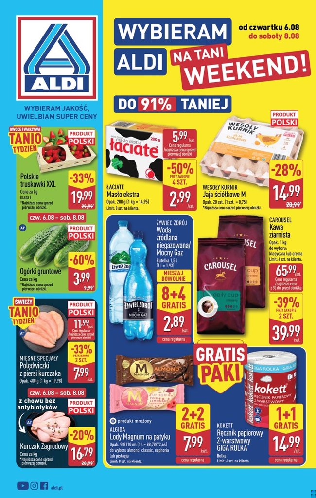 Aldi gazetka promocyjna 06.08-08.08.2026 — strona 1 z 11
