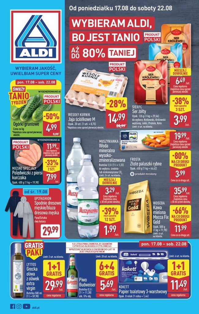 Aldi gazetka promocyjna 17.08-22.08.2026 — strona 1 z 44