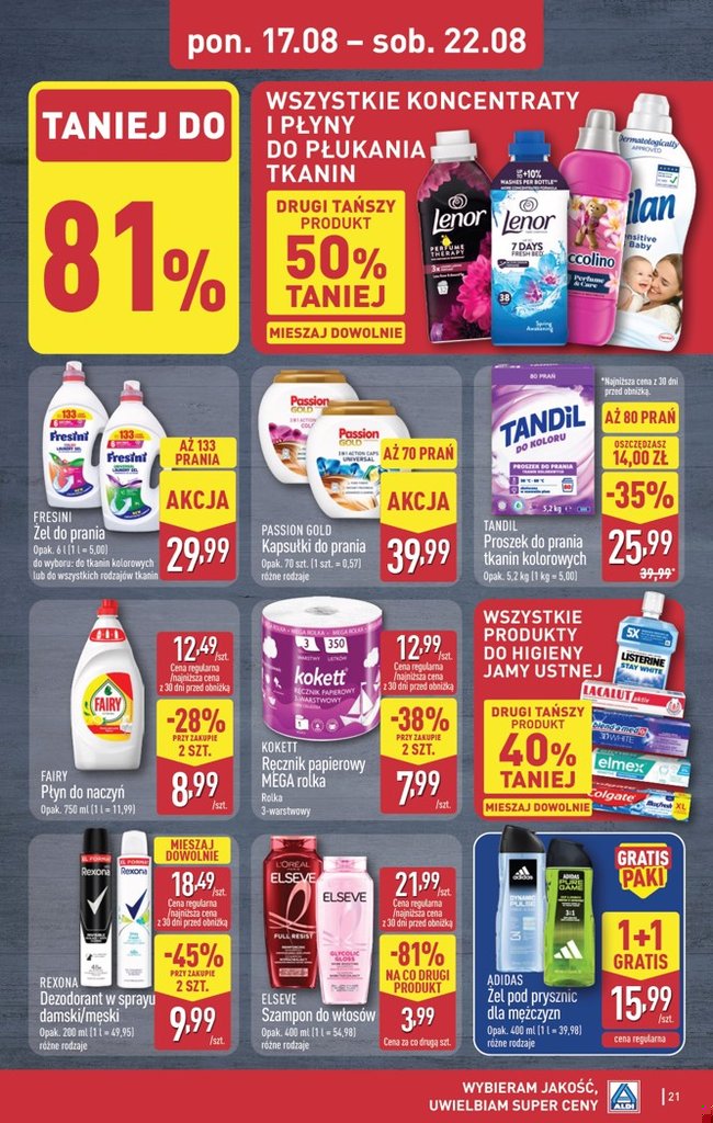 Aldi gazetka promocyjna 17.08-22.08.2026 — strona 21 z 44