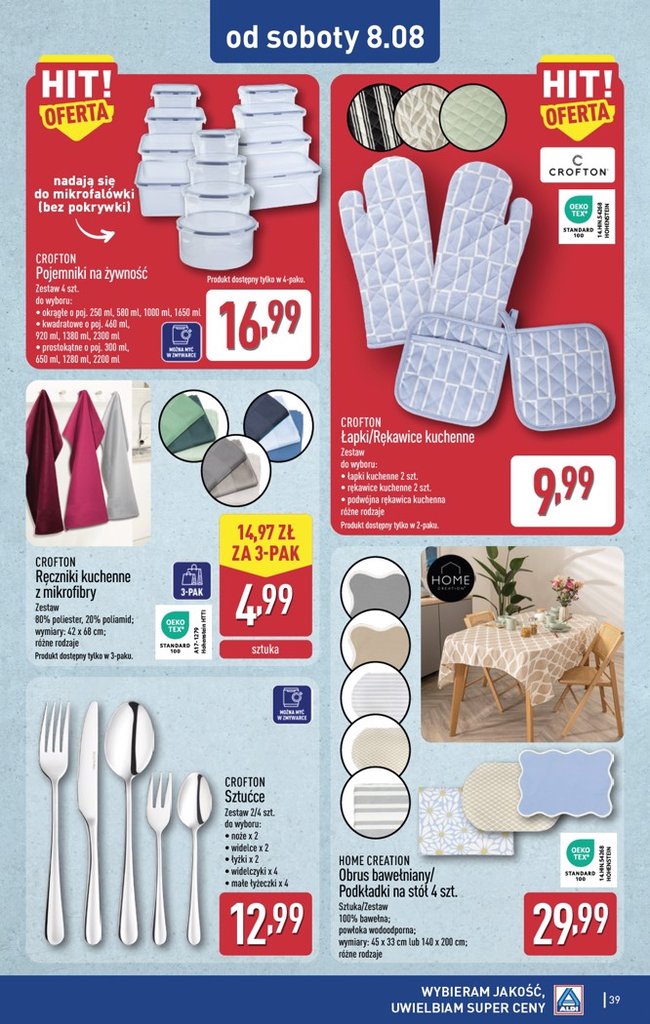 Aldi gazetka promocyjna 03.08-10.08.2026 — strona 39 z 42