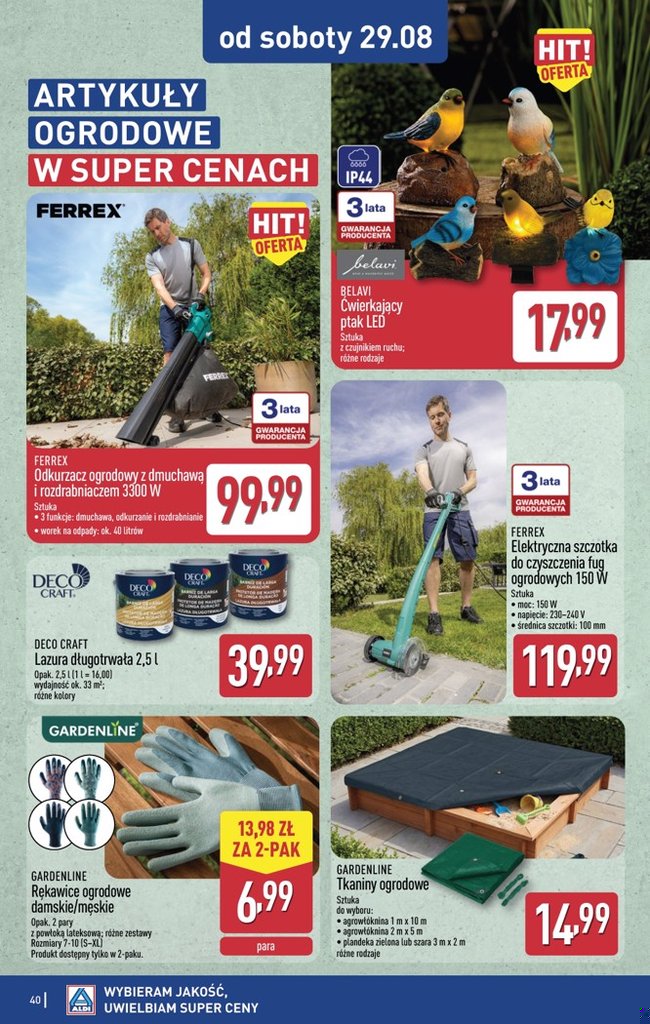 Aldi gazetka promocyjna 24.08-30.08.2026 — strona 40 z 44