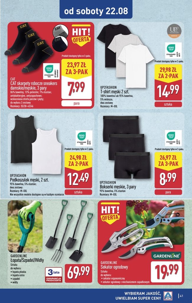 Aldi gazetka promocyjna 17.08-22.08.2026 — strona 41 z 44