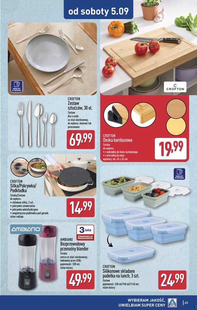 Aldi gazetka promocyjna 31.08-05.09.2026 — strona 45 z 49