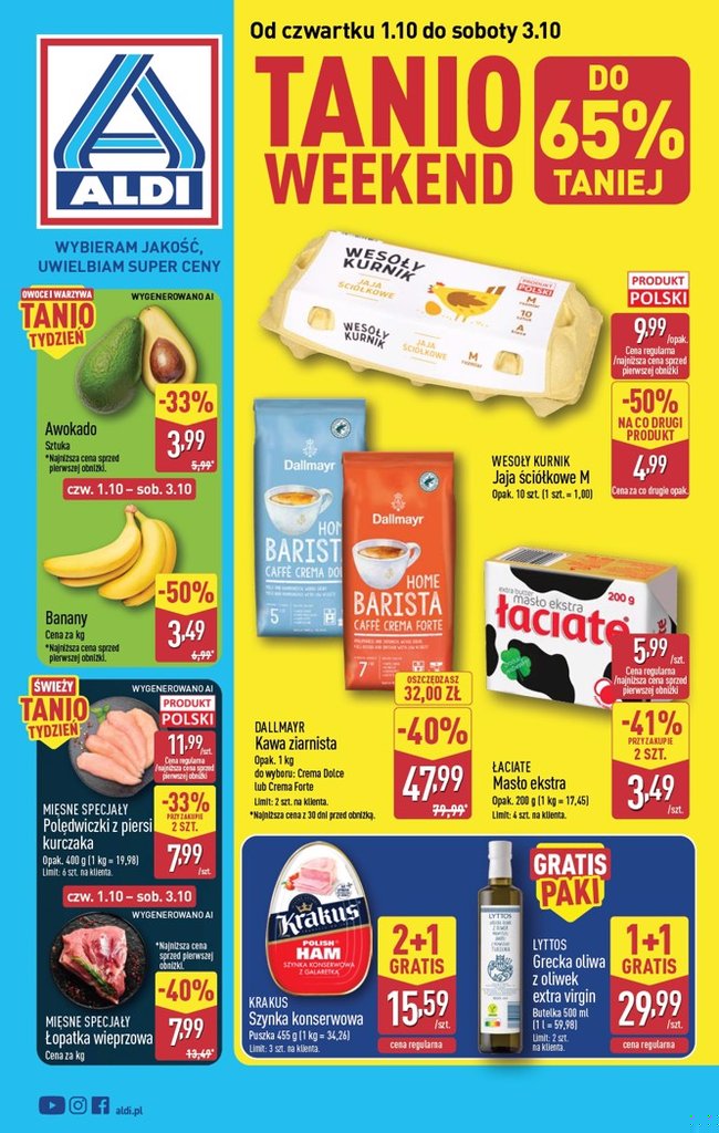 Aldi gazetka promocyjna 01.10-03.10.2026 — strona 1 z 12