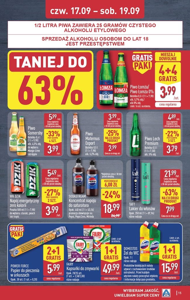 Aldi gazetka promocyjna 17.09-19.09.2026 — strona 15 z 16