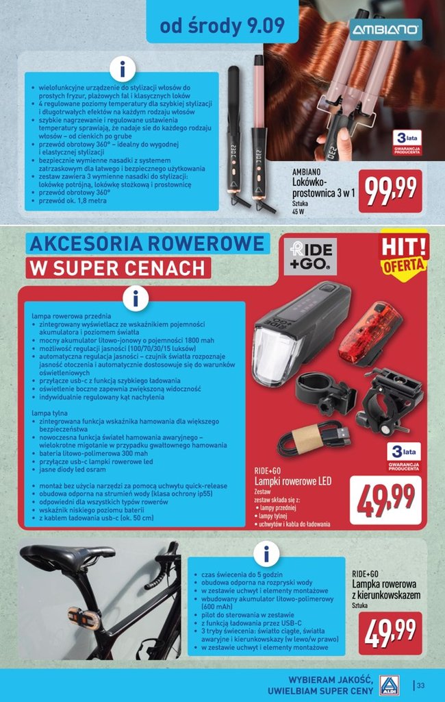Aldi gazetka promocyjna 07.09-15.09.2026 — strona 33 z 48