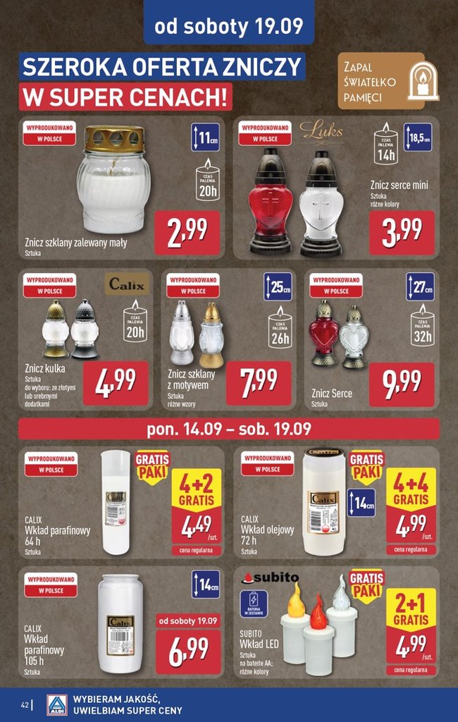 Aldi gazetka promocyjna 14.09-19.09.2026 — strona 42 z 50