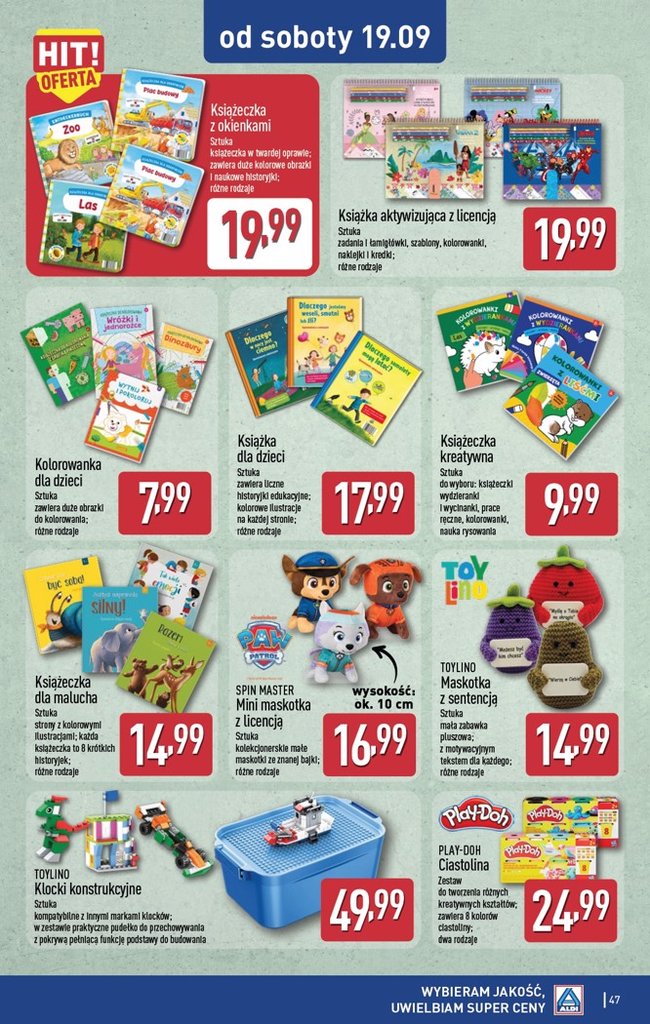 Aldi gazetka promocyjna 14.09-19.09.2026 — strona 47 z 50