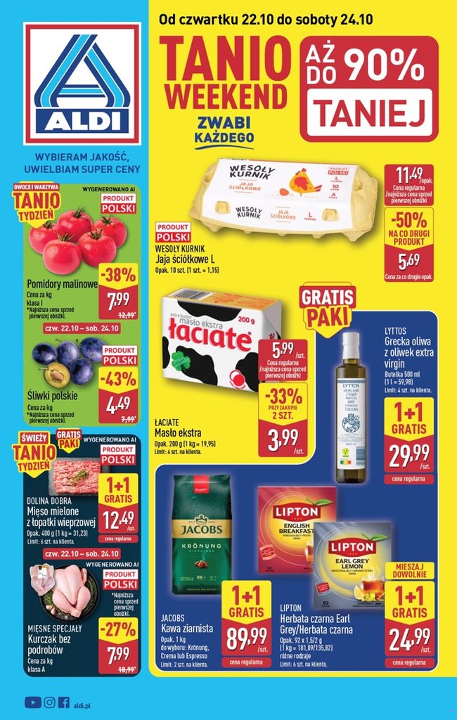 Aldi gazetka promocyjna 22.10-24.10.2026 — strona 1 z 10