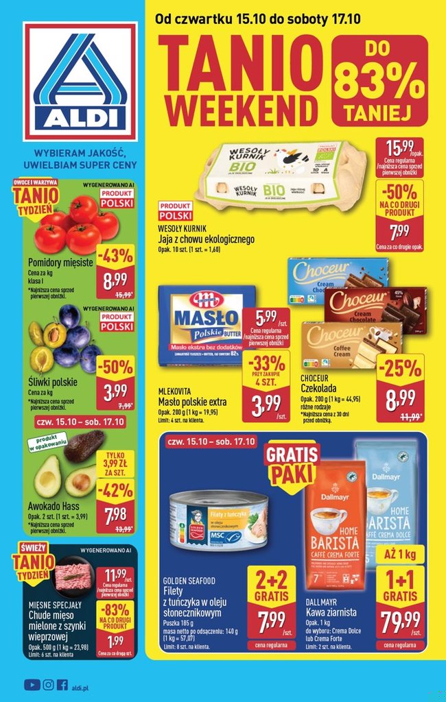 Aldi gazetka promocyjna 15.10-17.10.2026 — strona 1 z 14