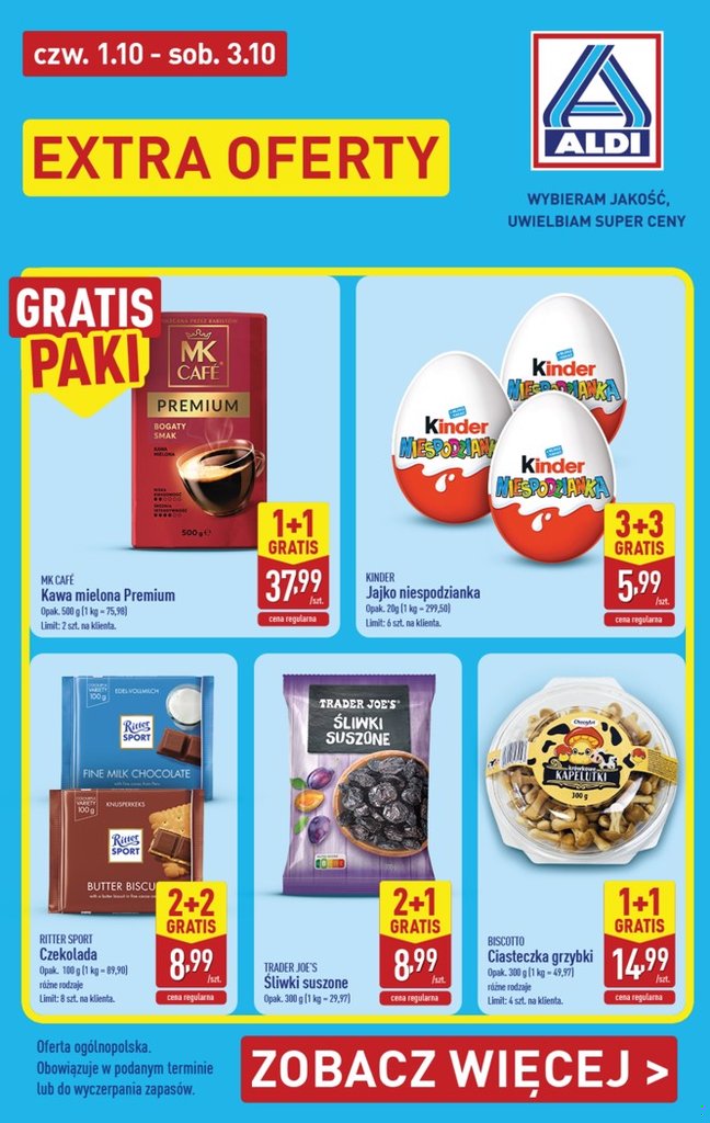 Aldi gazetka promocyjna 01.10-03.10.2026 — strona 1 z 4