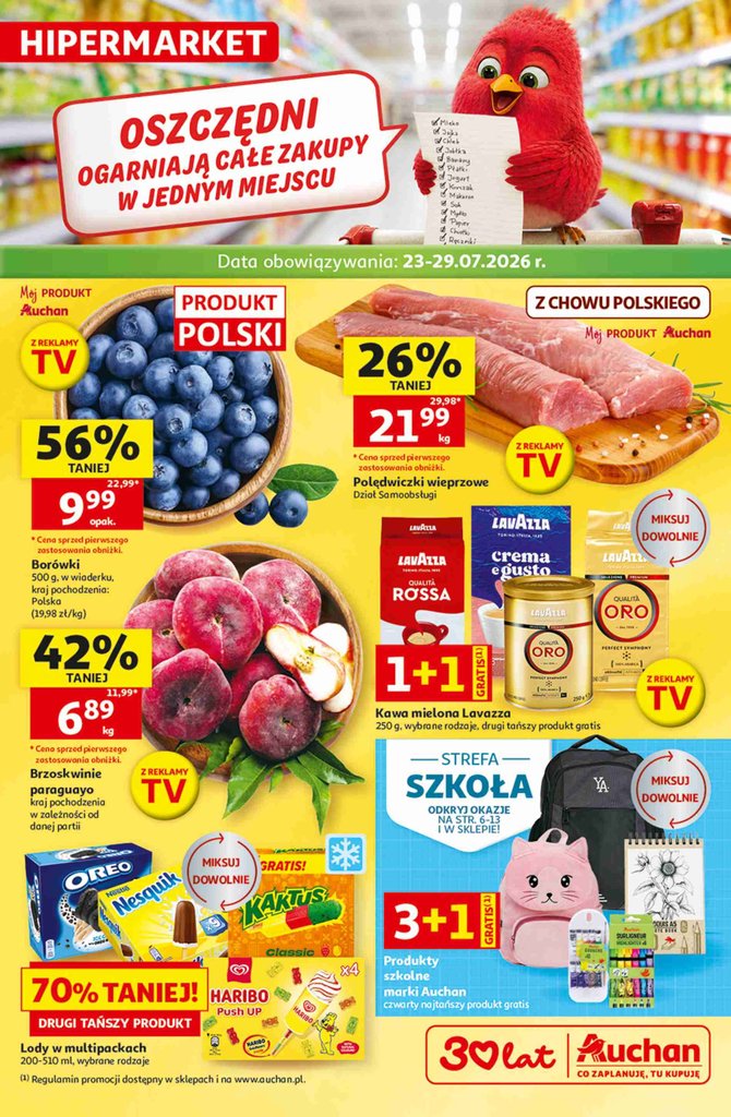 Auchan gazetka promocyjna 23.07-29.07.2026 — strona 1 z 41