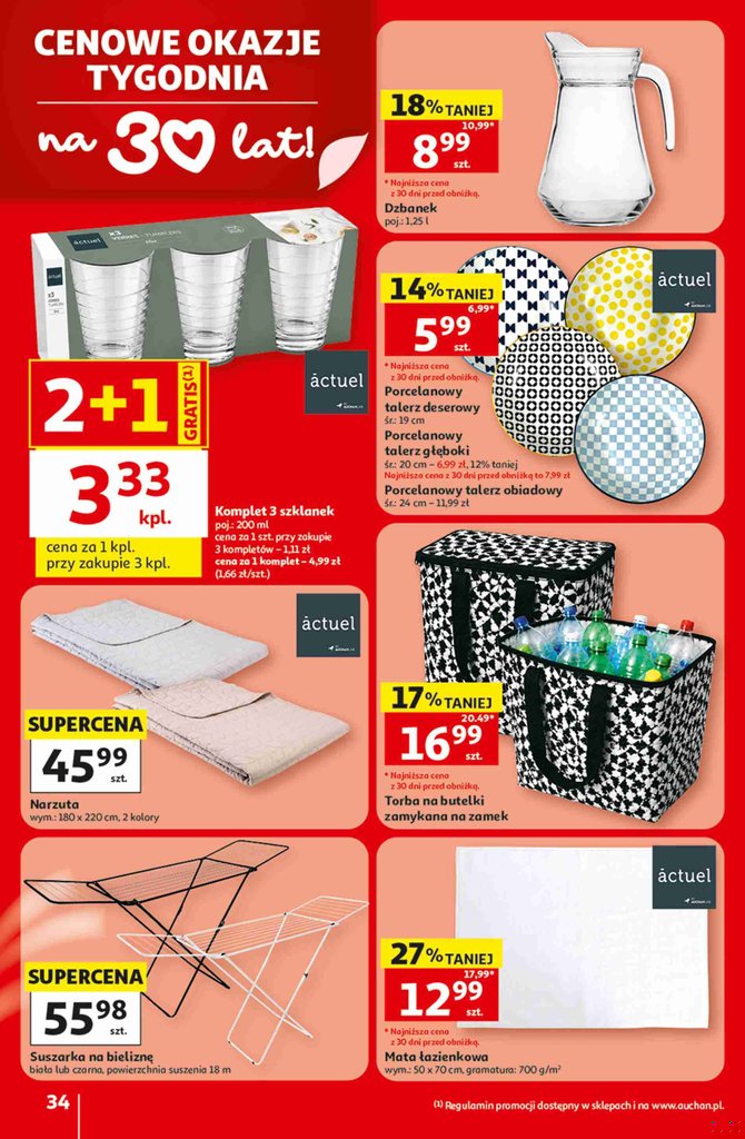 Auchan gazetka promocyjna 30.07-05.08.2026 — strona 34 z 38