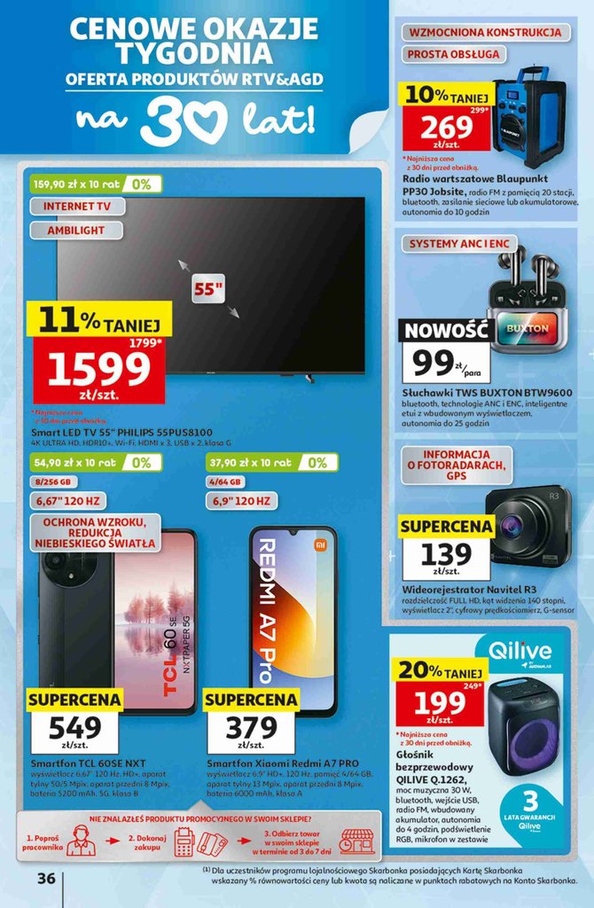 Auchan gazetka promocyjna 30.07-05.08.2026 — strona 36 z 38