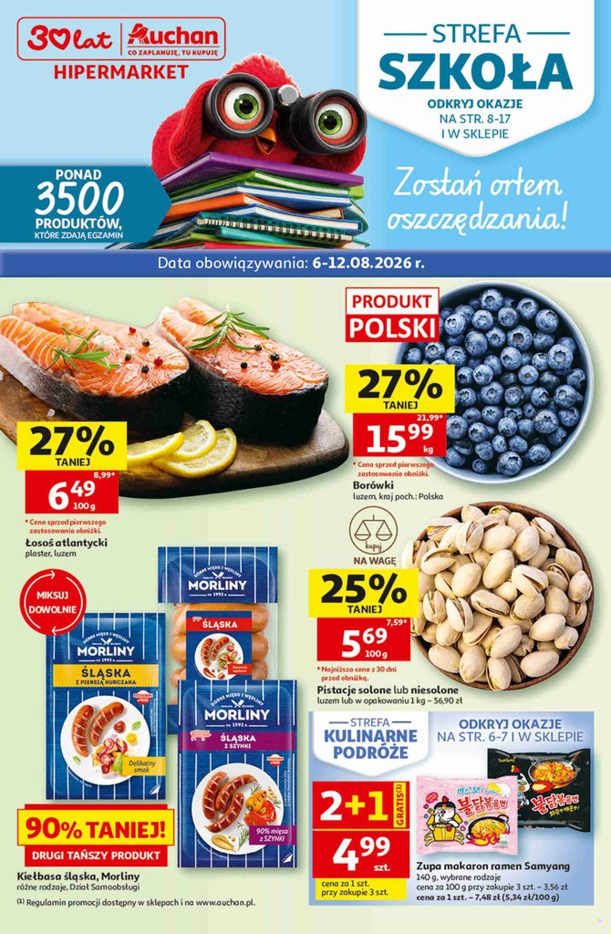 Auchan gazetka promocyjna 06.08-12.08.2026 — strona 1 z 41