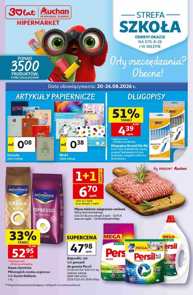 Auchan gazetka promocyjna 20.08-26.08.2026 — strona 1 z 53