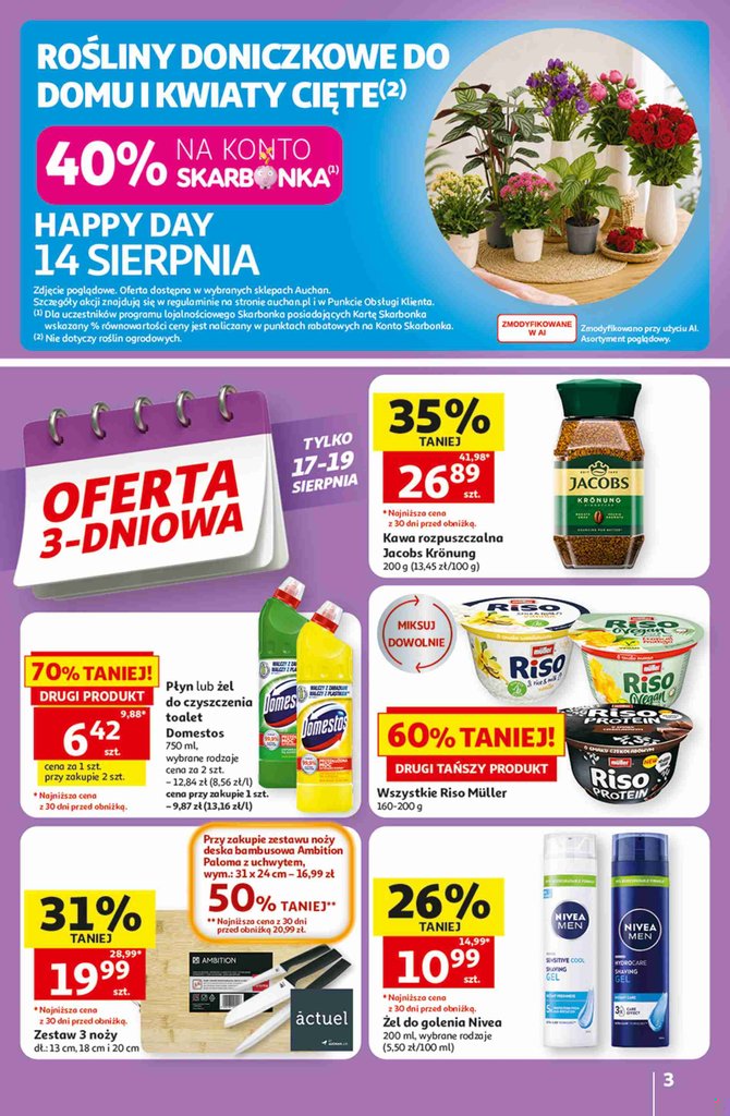 Auchan gazetka promocyjna 13.08-19.08.2026 — strona 3 z 38