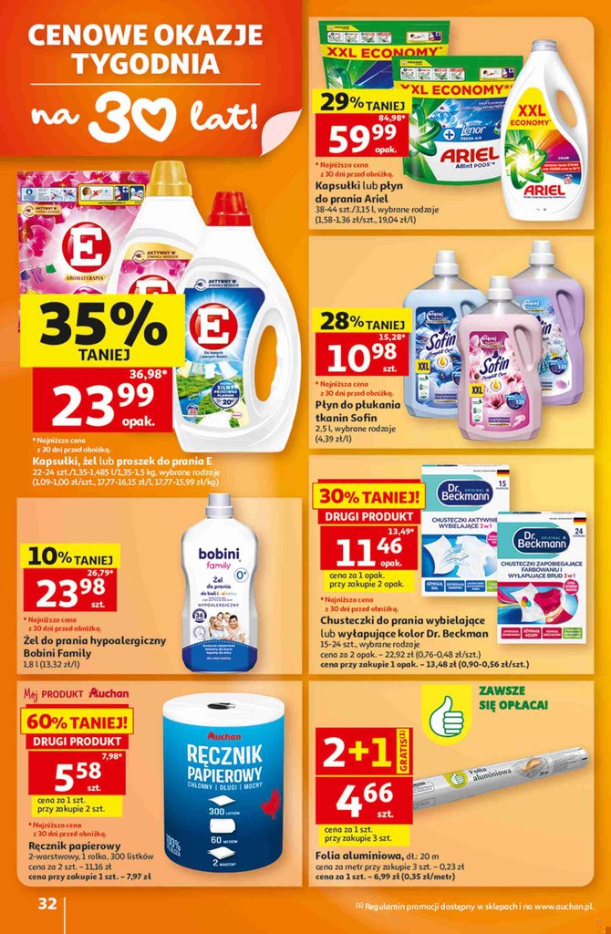 Auchan gazetka promocyjna 06.08-12.08.2026 — strona 32 z 41