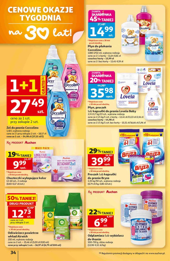 Auchan gazetka promocyjna 13.08-19.08.2026 — strona 34 z 38
