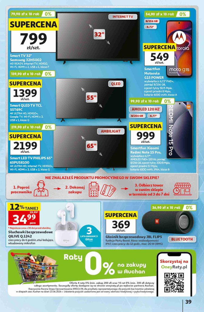 Auchan gazetka promocyjna 13.08-19.08.2026 — strona 39 z 38
