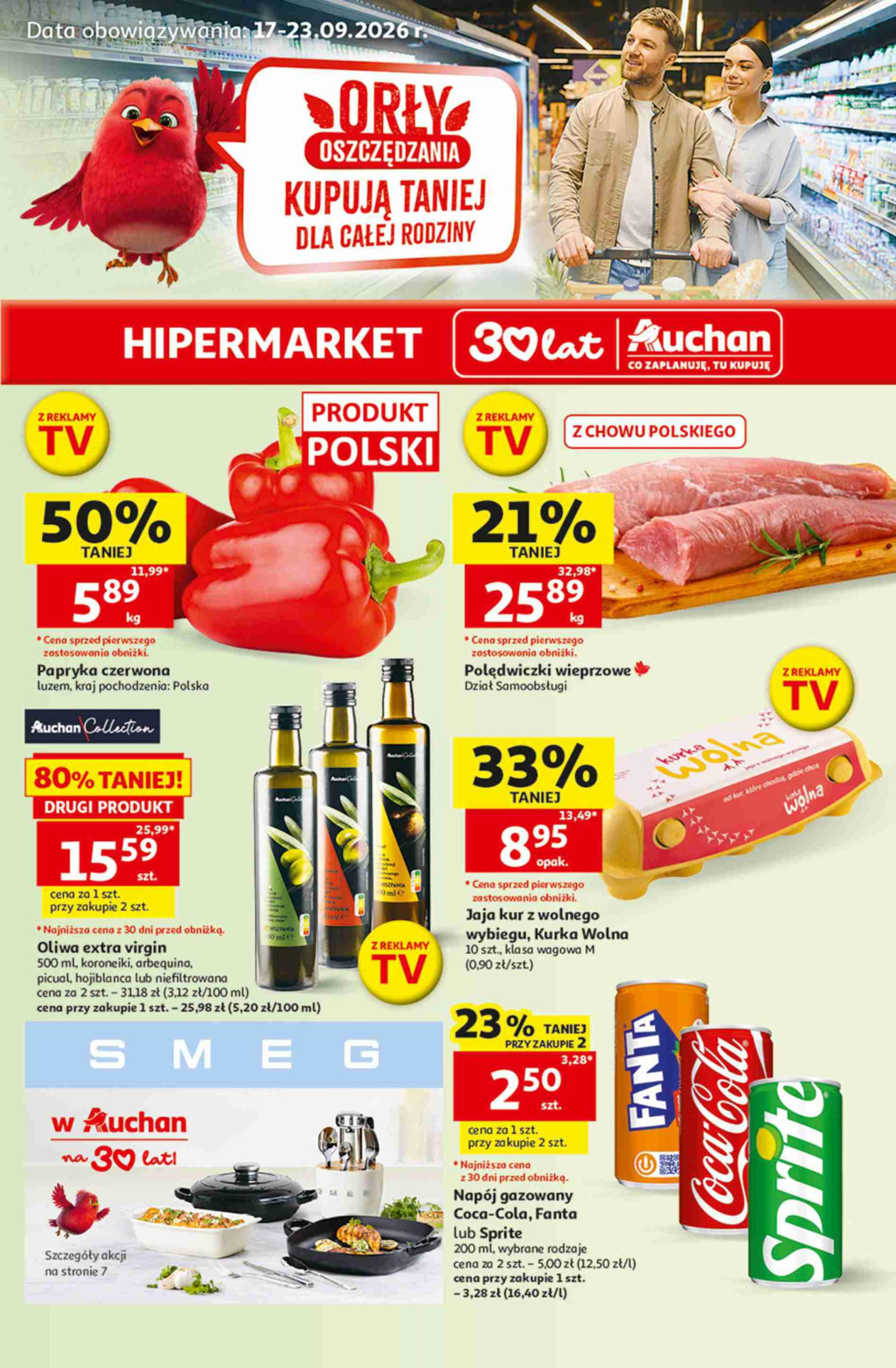 Auchan gazetka promocyjna 17.09-23.09.2026 — strona 1 z 41