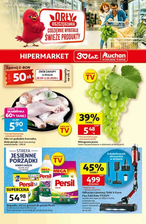 Auchan gazetka promocyjna 24.09-30.09.2026 — strona 1 z 41