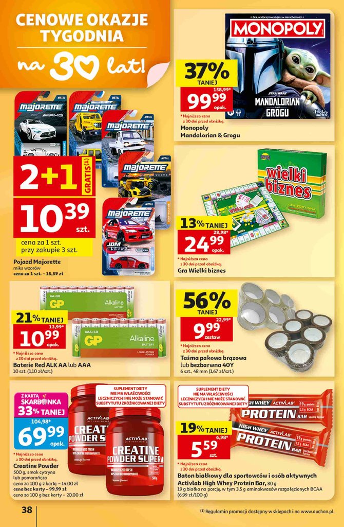 Auchan gazetka promocyjna 03.09-09.09.2026 — strona 38 z 49